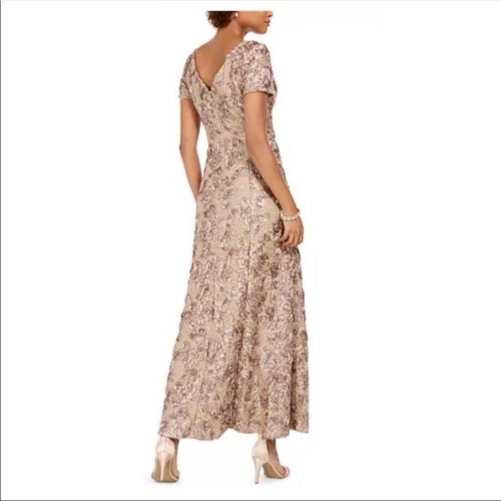 Alex Evenings beige formal gown size 8 - Picture 2 of 9